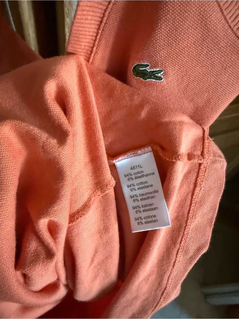 Lacoste Halter Dress Sz 38/6 - Picture 5 of 6